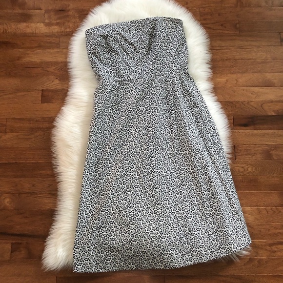 New York & Company Strapless Fit and Flare Dress - Picture 1 of 4